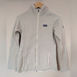 Patagonia Off White Full Zip Better Sweater - Women's XS